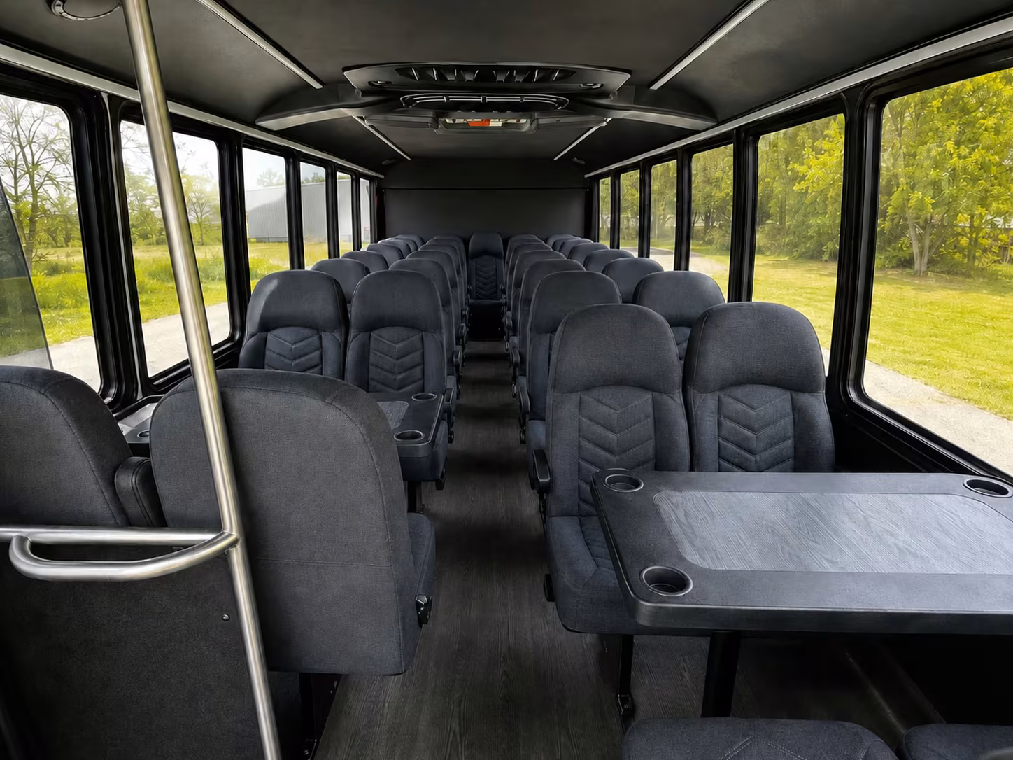 18 passenger minibus interior