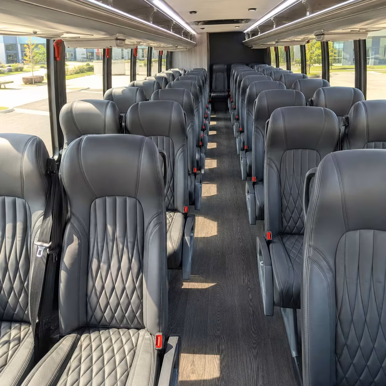 28 passenger minibus inside