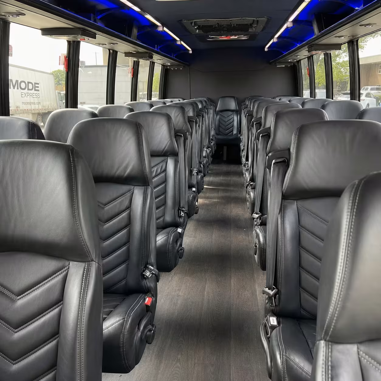 35 passenger minibus inside