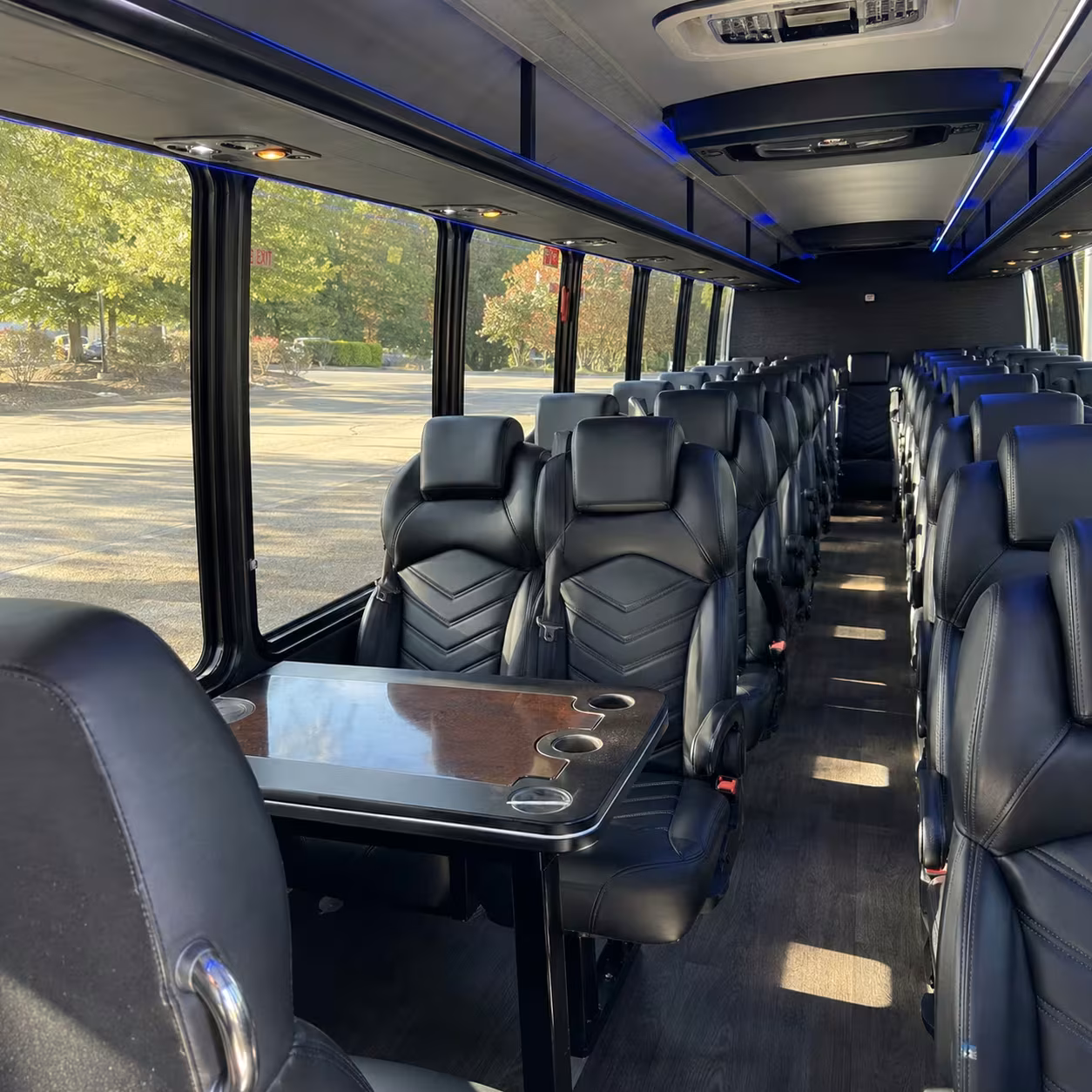 35 passenger minibus interior