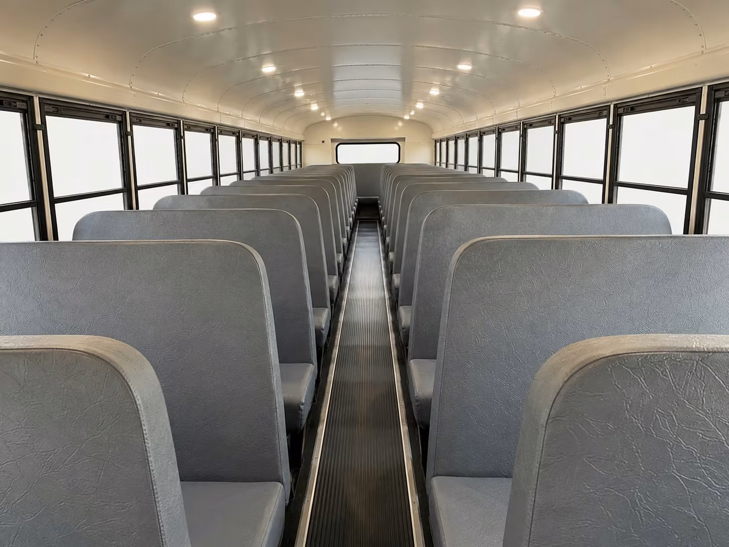 school bus interior