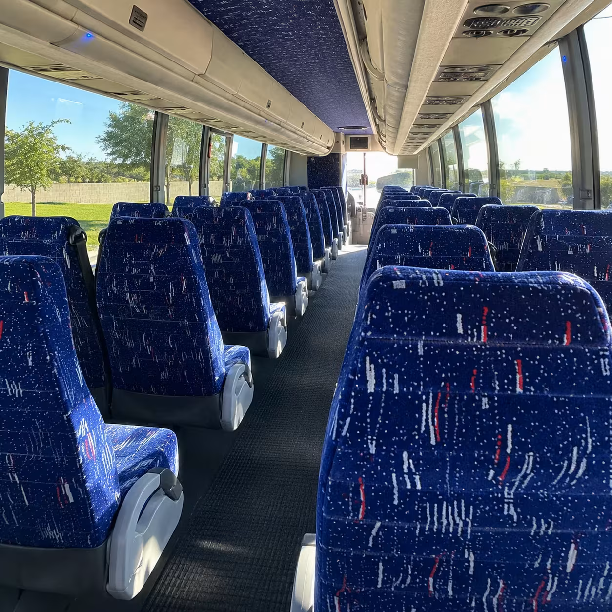 southfield charter bus interior gallery