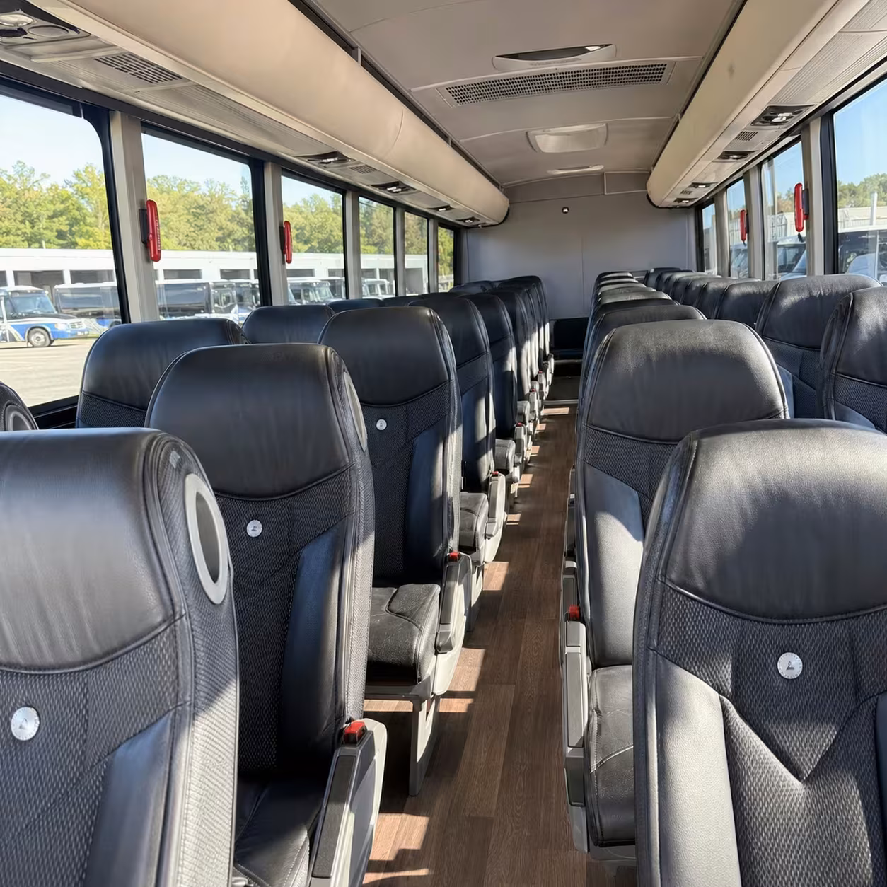 southfield charter bus interior