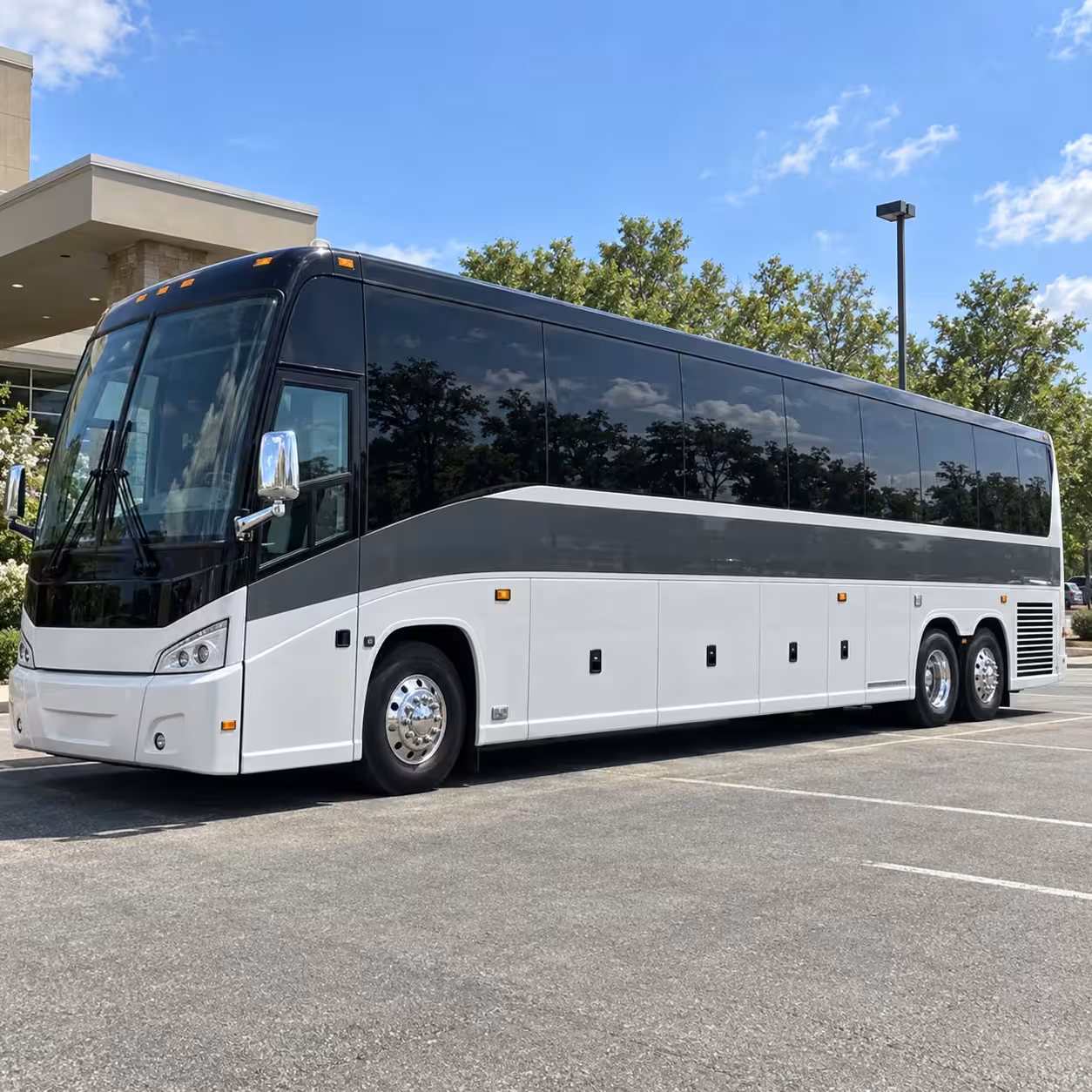 southfield charter bus rental exterior